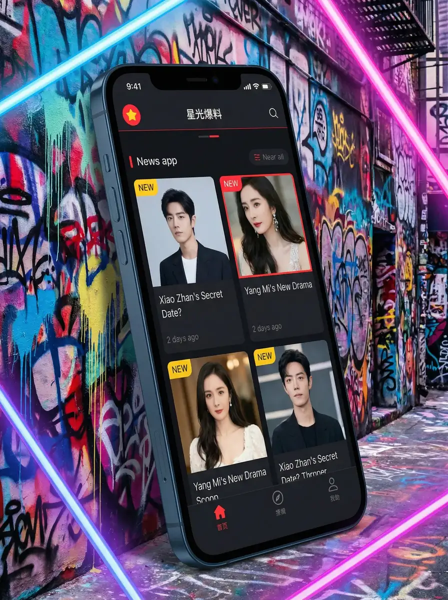 x视频 APP界面展示 - 掌上吃瓜神器